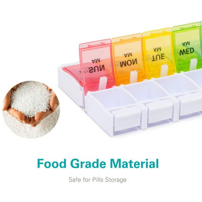 Factory Box 2 Times Day Pica Pastilla Pastilleros Waterproof Aluminum Pill Case