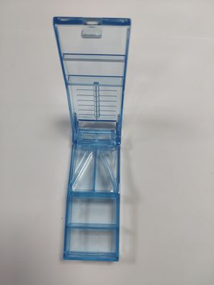 Wholesale small mini kid children medicine cutter drug chemical box multicolor pill dispenser case pill cutter box